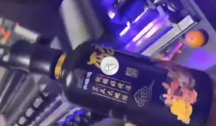 圓柱體打印視頻，酒瓶打印視頻，化妝品打印視頻